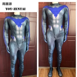 YOY-ZENTAI High Quality Fullbody Muscle Nightwing Costume