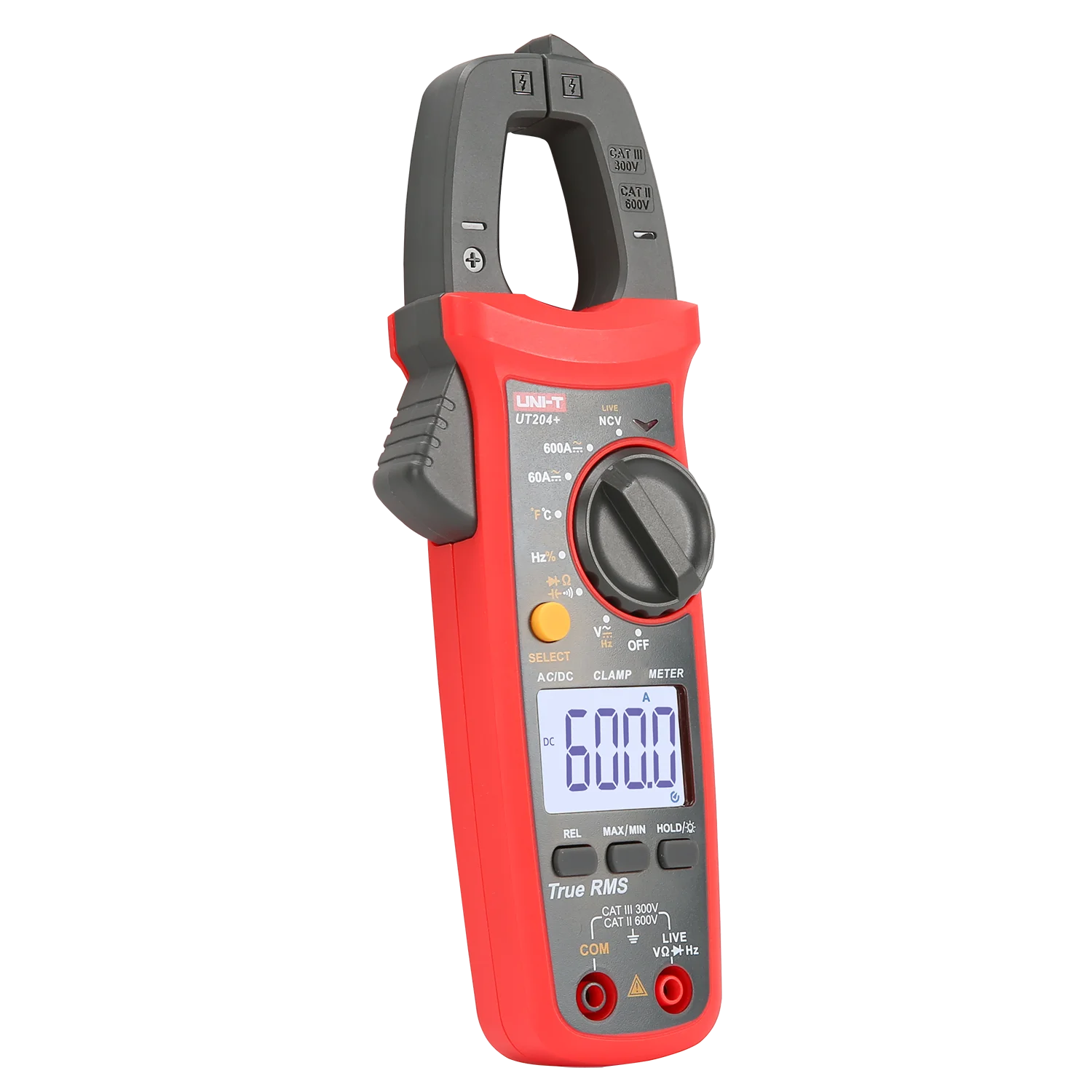 UNI-T UT204+ Professional Digital Amperometric Clamp Meter Multimeter, UT204 Plus Pliers Ammeter Multimeter Tester Digital.