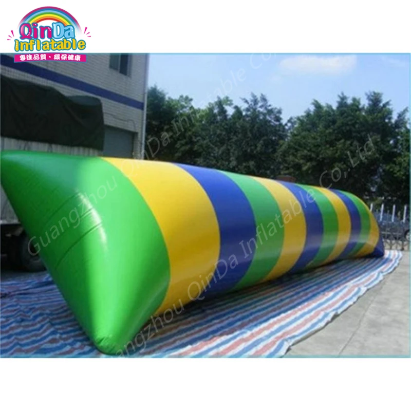 Inflatable 8m*3m Blob Jumping Pillow, Water Catapult Blob Water Pillow/Inflatable Jumping Air Bag With Free Air Pump Pillow/