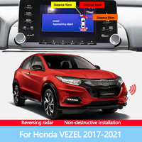Car Parking Sensor Reverse Backup Radar 8 Probes Beep Show Distance on Display Sensor Video System For Honda VEZEL 2017-2025