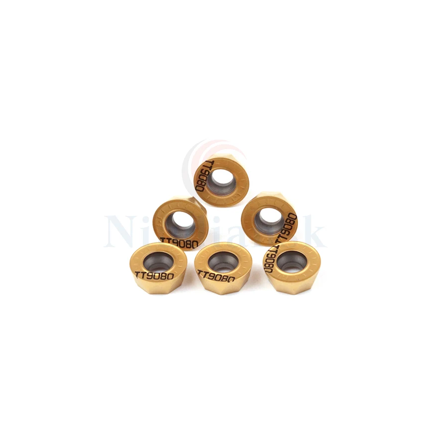 Rpmt-超硬インサート用CNCツール,フライス盤用切削工具,金属加工,ステンレス鋼,10個