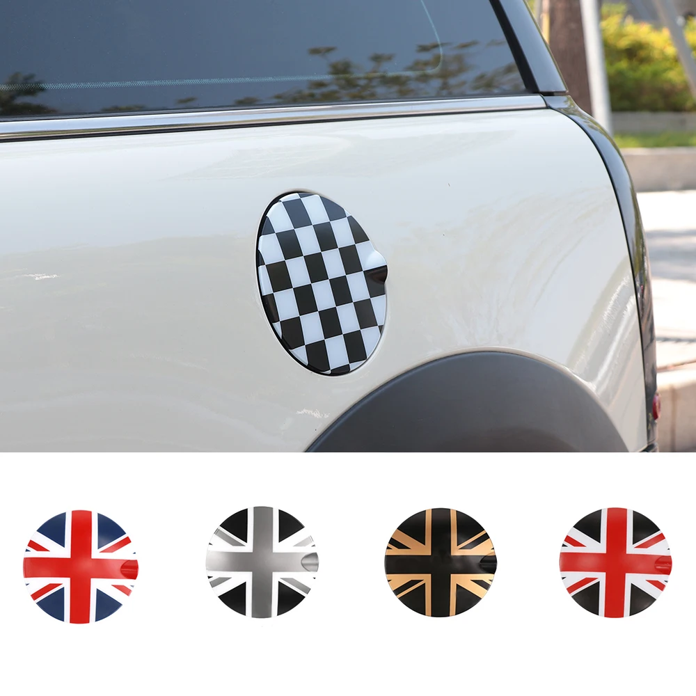 

Union Jack JCW Car Fuel Cap Sticker Cover For Mini Cooper Clubman R55 R56 1.5T Oil Gas Diesel Tank Protective Frame Accessories