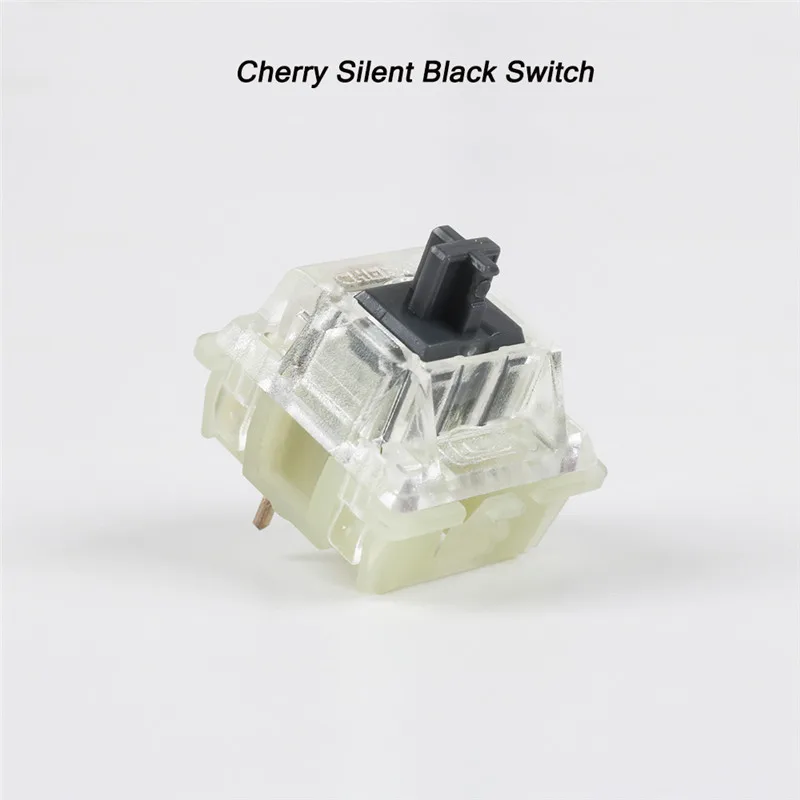 Original Cherry Silent Red Black Switch Mechanical Keyboard Clear RGB 3Pin SMD Brown Red Blue Silver MX Switch Custom Gamer Axis