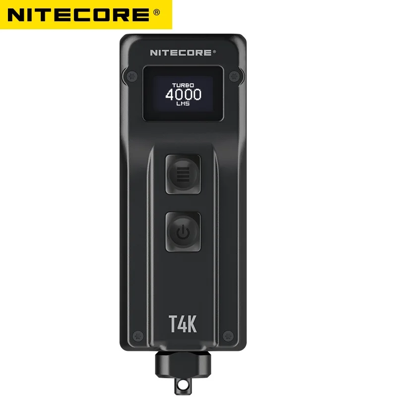 Imagem -02 - Nitecore T4k 4000 Lumens Quad-core Inteligente Chaveiro Luz Embutida Bateria Usando Usb-c Carregamento