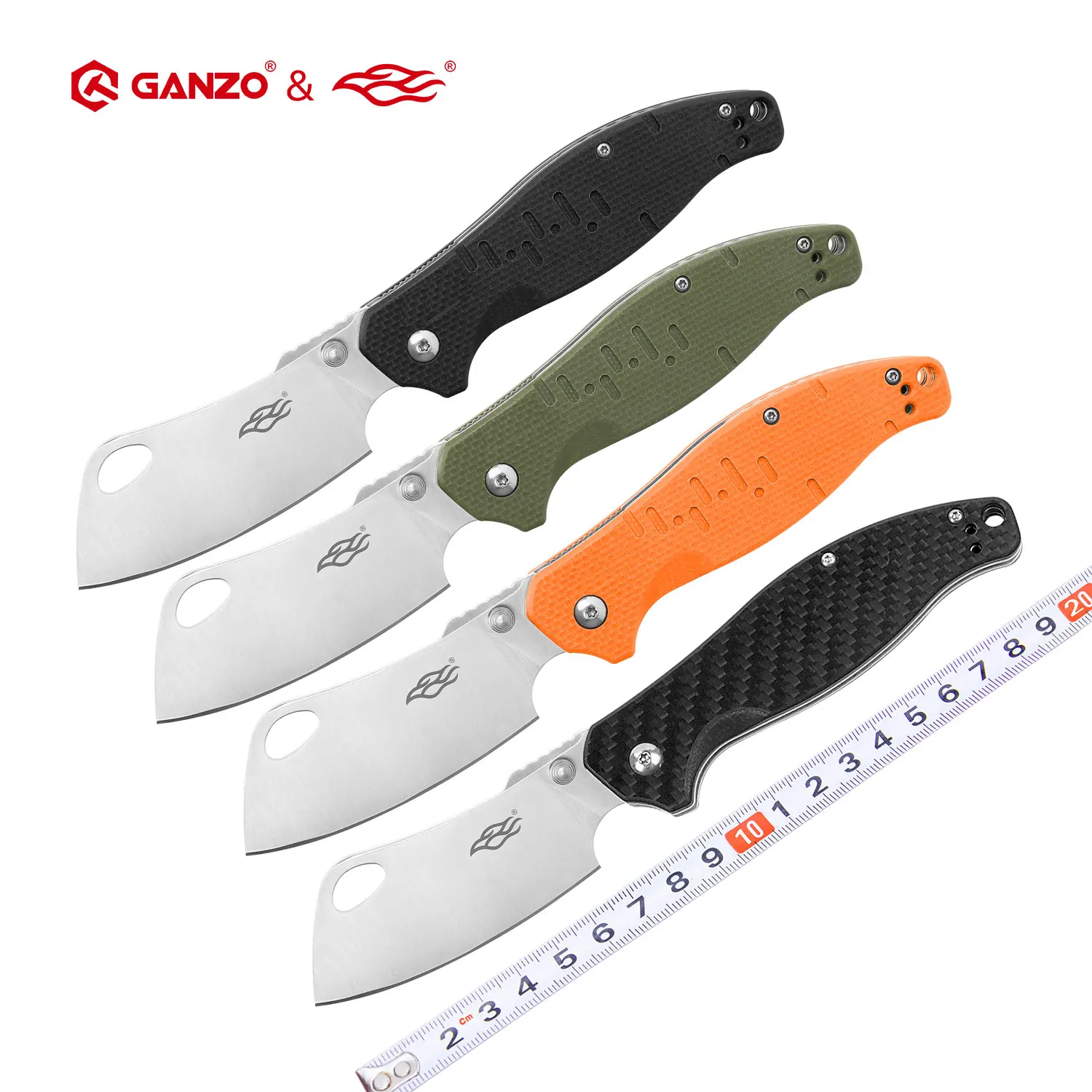 

Ganzo G7551 F7551 440C 58-60HRC G10 or Carbon Fiber Handle Folding Knife Outdoor Survival Camping Tool Pocket Knife Tactical EDC