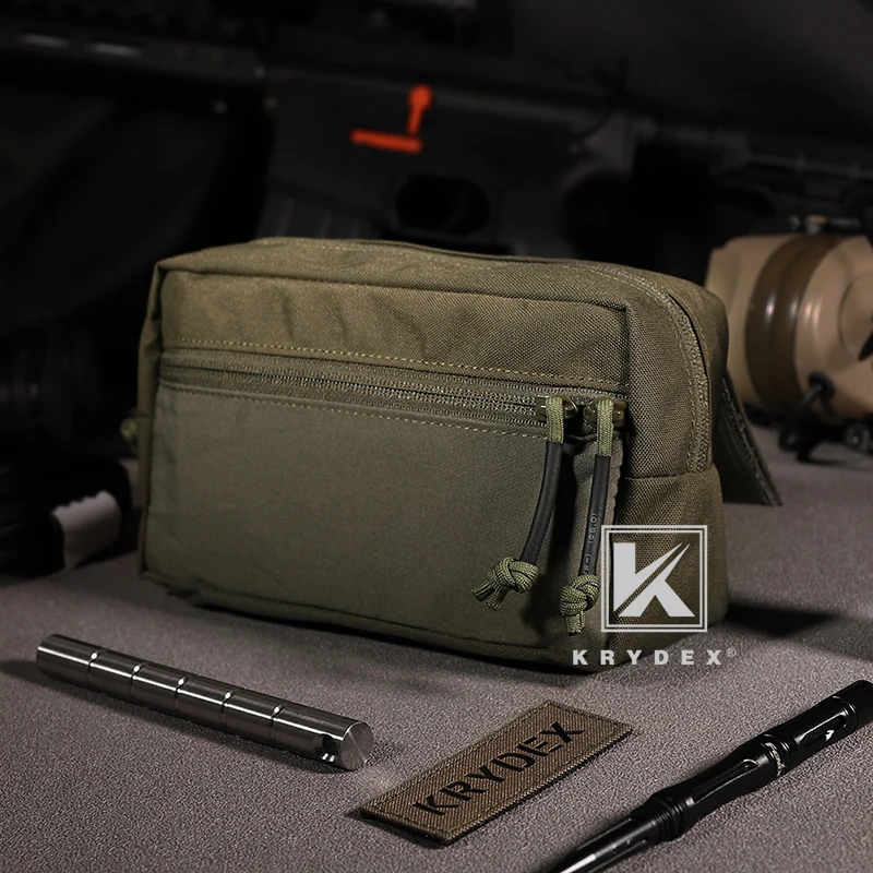 Imagem -04 - Krydex-bolsa Abdominal Bolsa Nylon Fanny Pack Sub Abdominal Carregando Acessórios para Mk3 Peito Rig Plate Carrier Spiritus Estilo