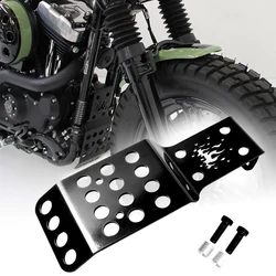 Motorcycle Front Engine Guard Protector Lower Chin Fairing Spoiler Cover Black For Harley Sportster Iron XL 883 1200 48 72