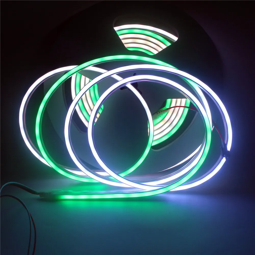 DC12V WS2811 Led Neon Lighting Strip 2811 IC Individual Addressable Silica Gel Neon Rope Tube Strip 0714 Lighting