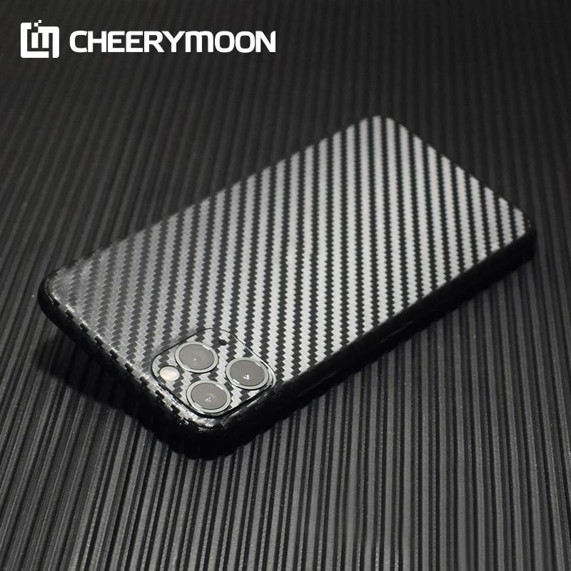 Carbon Fiber Decorative Back Film For iPhone 15 14 11 13 12 Pro Max XR X XS 7 8 6S 5S 5 Plus SE Mobile Phone Protector Stickers