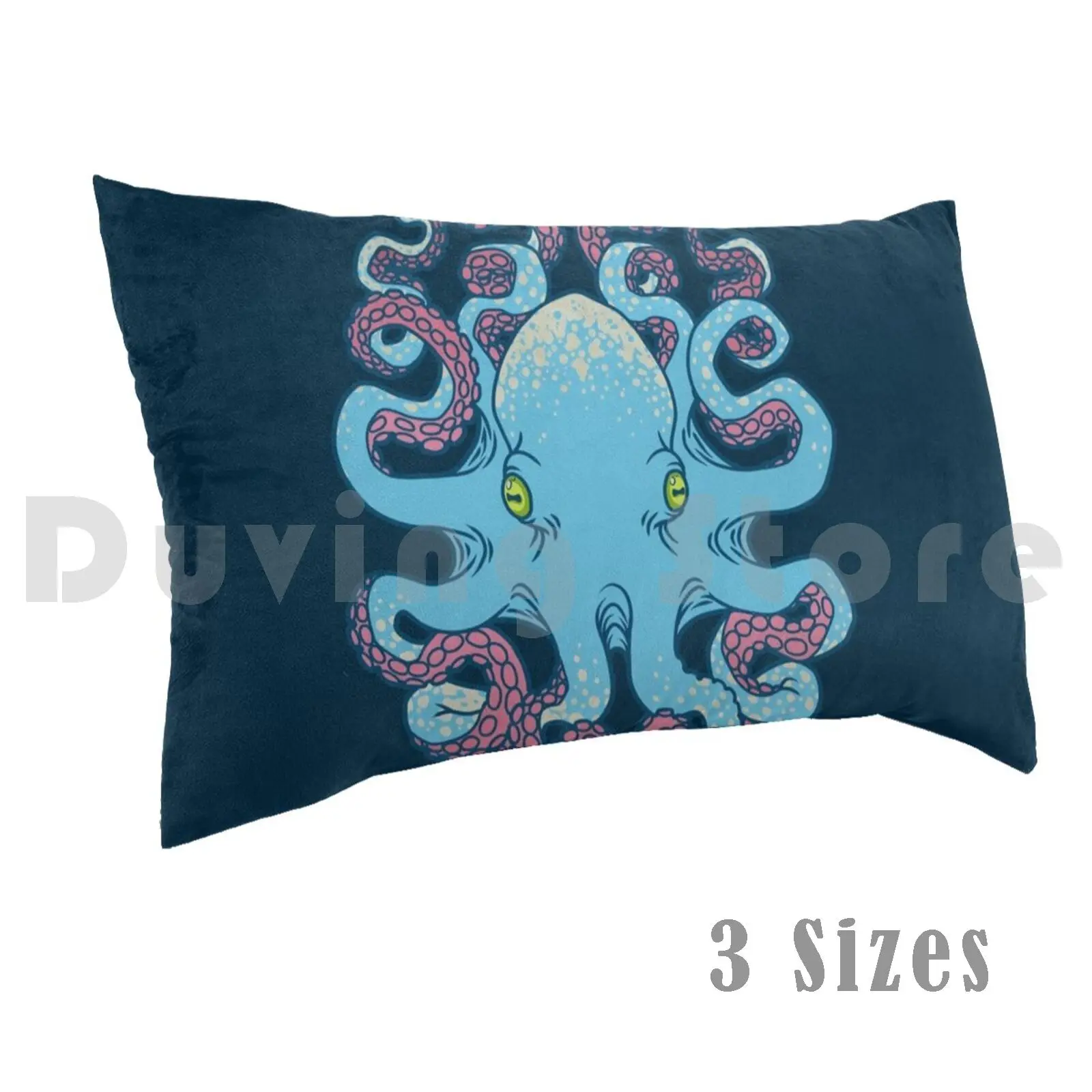 Twisted Tentacles Pillow Case Printed 50x75 Octopus Octopi Tentacle Animal Animals Ocean