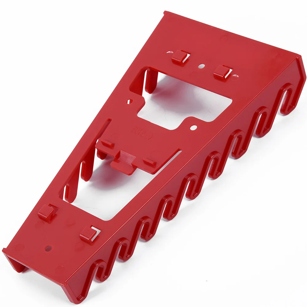Wrench Organizer Plastic Standard Spanner Wrench Holders Tray Sockets Rack Storage Tools Sorter