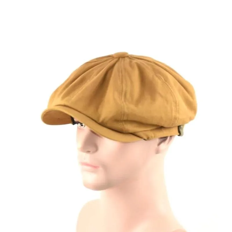 1 Pcs Hat Pure Cotton Octagonal Hat Spring And Summer Women Beret Male Painter Popular Ivy Hat Men Fitted Newsboy