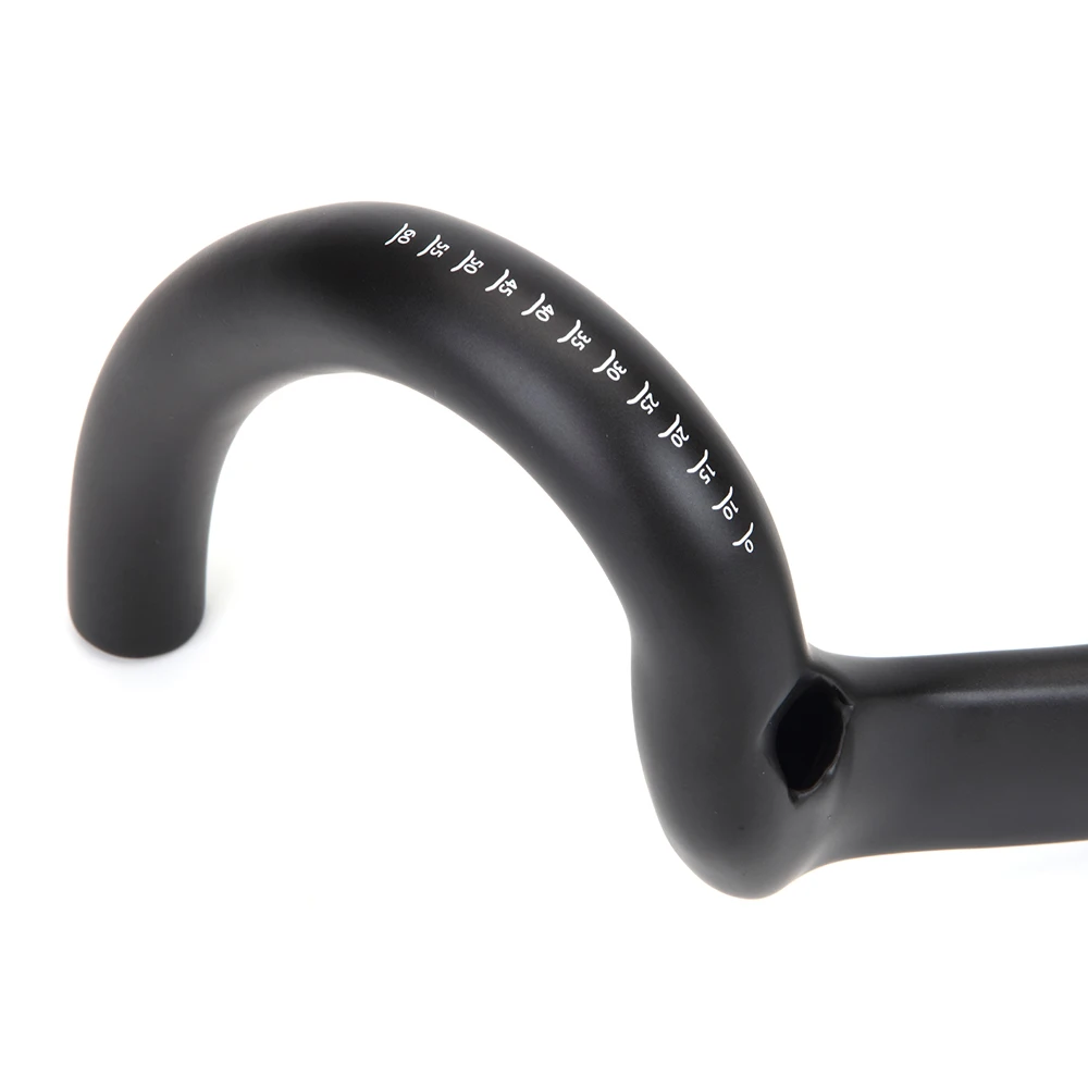Neuer Carbon-Gravel-Lenker mit Großer Flare-Bar für Cyclocross und Rennräder, 370/390/410/430 mm Carbonfaser-Fahrradlenker – Detail 9