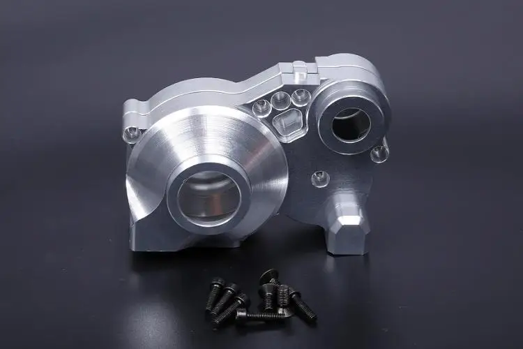 CNC precision machining all metal gearbox housing for ROVAN ROFUN KM HPI BAJA 5B 5T 5SC