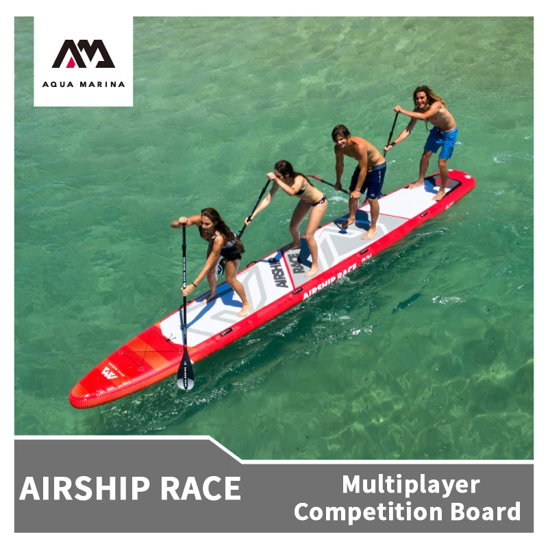 

AQUA MARINA AIRSHIP RACE 6.7m Group Surfboard Pointed Design Fast Fluent Surfing Water Racing Competition Sports Surfboard