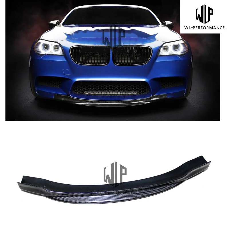 High Quality Carbon Fiber Front Lip Splitter Car Styling For Bmw 5 Series F10 F18 M5 520i 525i 530i 535i Rkp Style 11-17