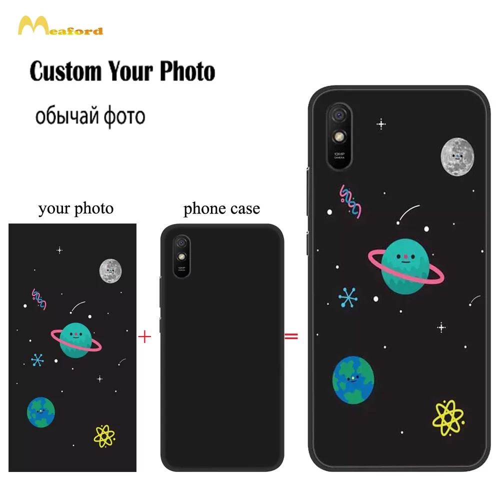 Custodie fotografiche personalizzate per Xiaomi Redmi 9A 9AT Redmi 9C NFC 9i 9T 9 8A 8 7A 7 A1 Plus Cover per telefono fai da te immagine immagine