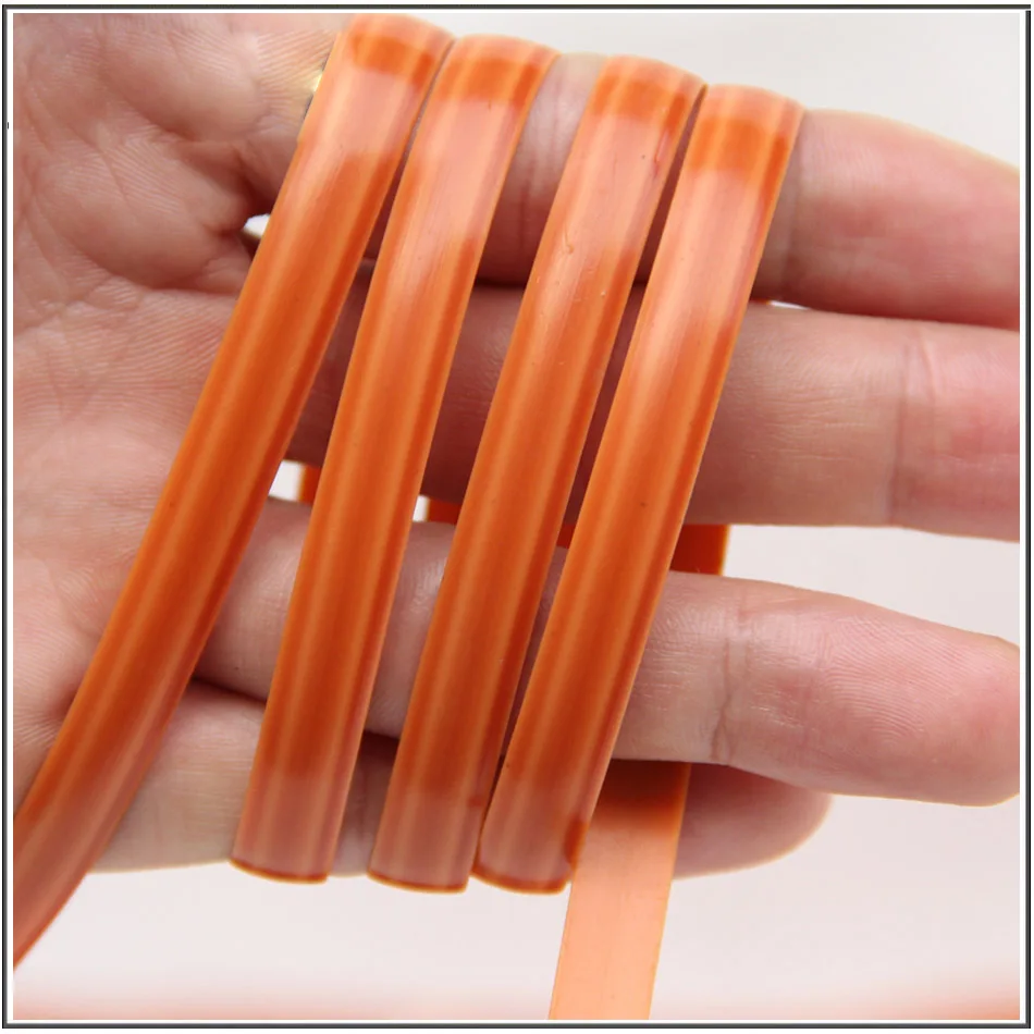 PE Round Flat Rattan Hanging Basket, Plastic Rattan Chair, Tea Table Storage Basket, Repair Material, 8x1.2mm