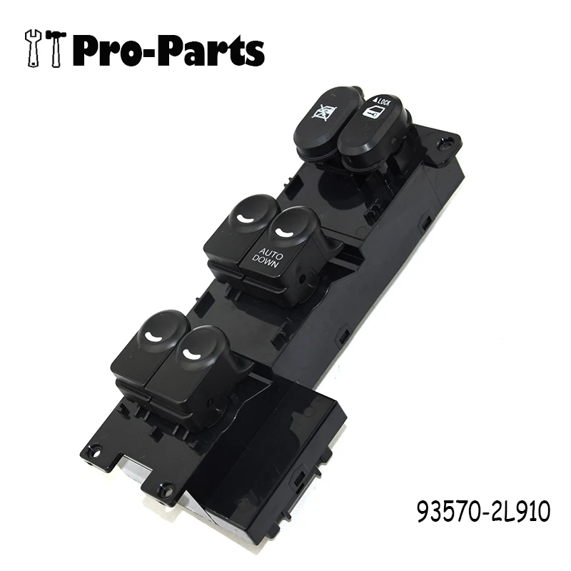 

New Electric Window Control Switch 93570-2L910 For Hyundai I30 07-12 935702L910 93570 2L910 RHD Front Right 16pin