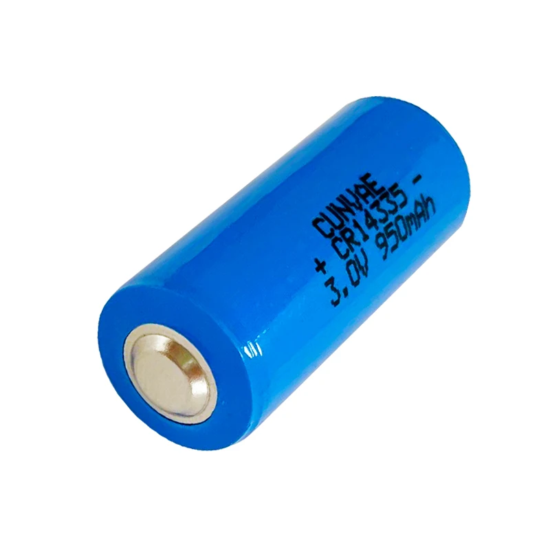 100Pcs Li-MnO2 Battery CR14335 2/3AA 3V 950mAh Primary Lithium Non-Rechargeable Natteries