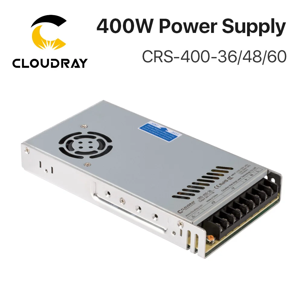 Cloudray 40W CRS-400-36/48/60 Switching Power Supply 11A 8.3A 6.A Output for Industrial Machine CO2 Laser Engraving Machine