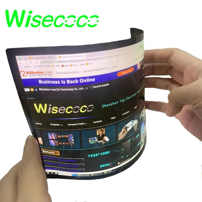 

7.8 Inch Flexible AMOLED Display Bendable OLED 8 Inch 1440*1920 MIPI Controller Board Capacitive Touch Panel Soft Screen