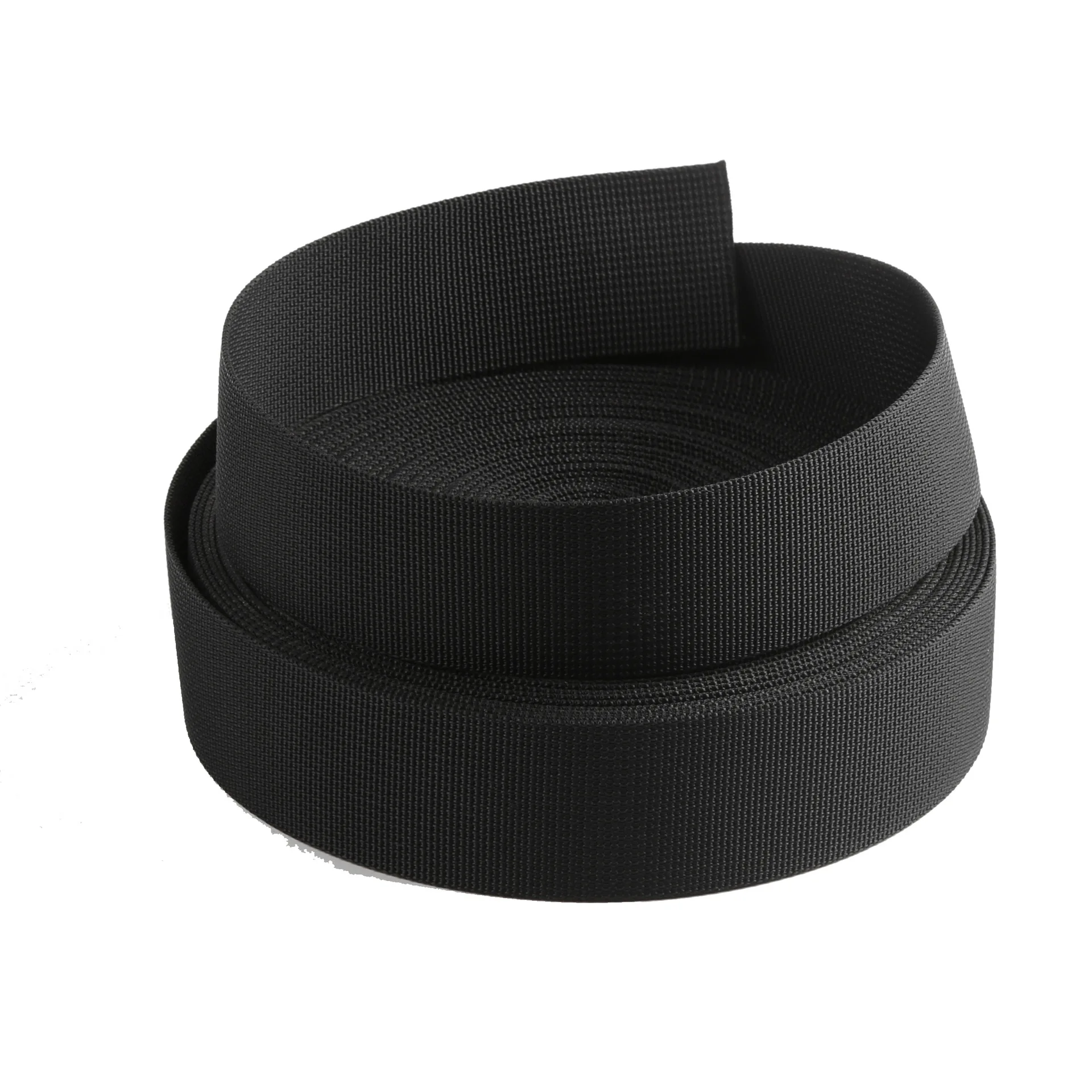 25/30/38/50mm Width Black Plain Strap Nylon Webbing Backpack Safety Belt Band DIY Pet Rope Sewing Webbing