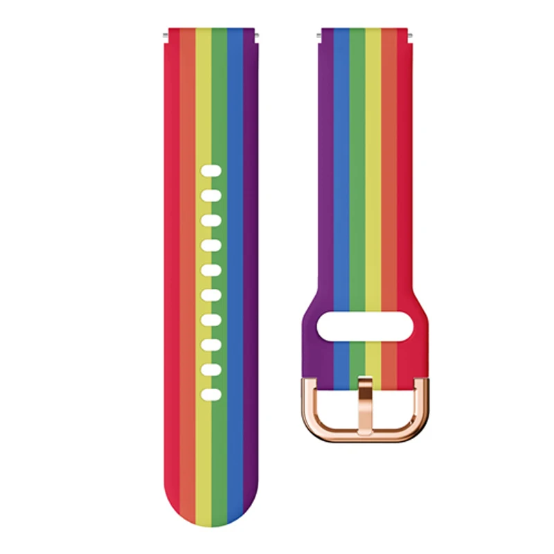 Hot 18MM Silicone Watch Strap For HUAWEI WATCH GT 4 41mm Garmin Venu 3S 2S/Active S/Forerunner 255S 265S Smart Watch Wristband