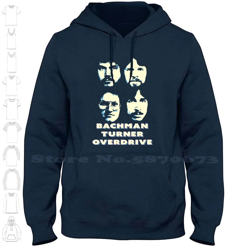 Bachman Turner Overdrive Too 100% Cotton Hoodie T-Shirt Music Bachman Turner Overdrive Band Canadian 1970S Album April Wine