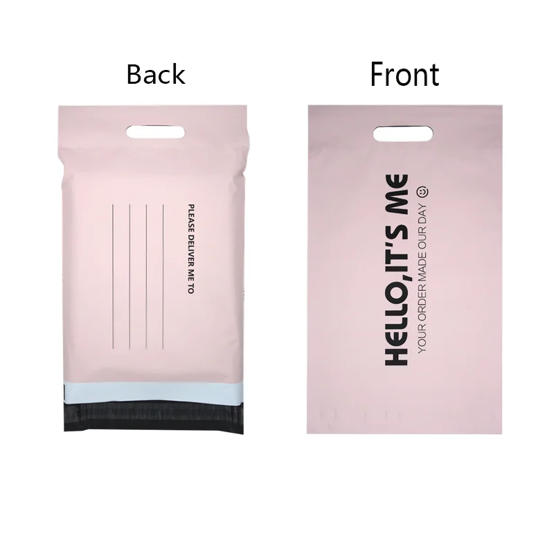 50/Pcs Custom Made Courier Mail Packaging Poly Mailer Package Plastic Self-Adhesive Mailing Bag Envelope Waterproof Shipping Bag