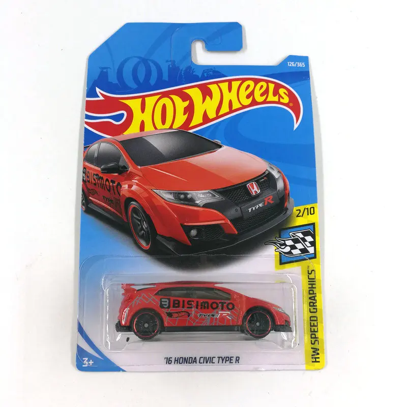 Hot Wheels 1:64 Car HONDA CIVIC TYPE R  EF HONDA CR-X  HONDA CITY TURBO Collector Edition Metal Diecast Model Cars