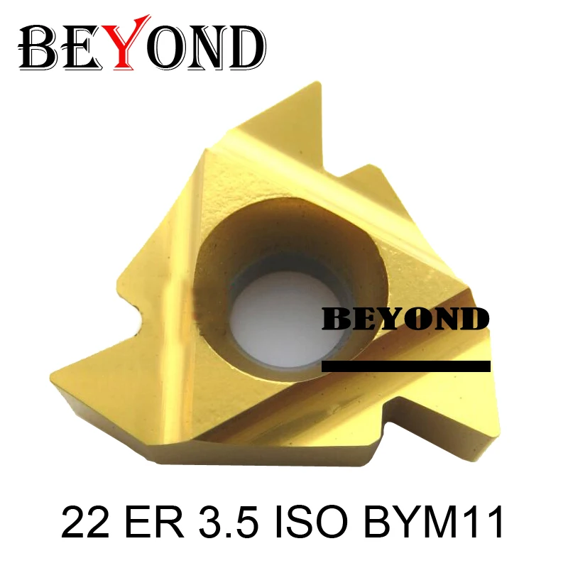 BEYOND 22ER ISO 22 ER 3.5/4.0/4.5/5.0/5.5/6.0 ISO Carbide Inserts for Lathe Cutter Thread Turning Tool Holder SER SER2020 SNL