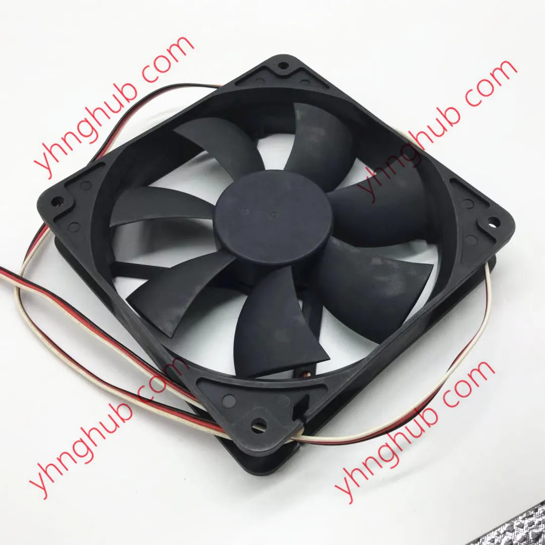 Jamicon KF1225H1HM-R DC 12V 0.35A 120x120x25mm 3-Wire Server Cooling Fan