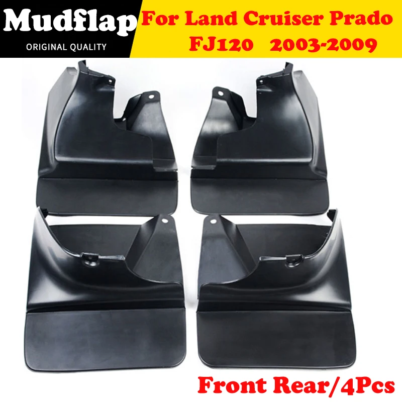 Molded Mud Flaps For Toyota Land Cruiser Prado FJ120 120 2003 2009 Splash Guards Mudguards Front or Rear