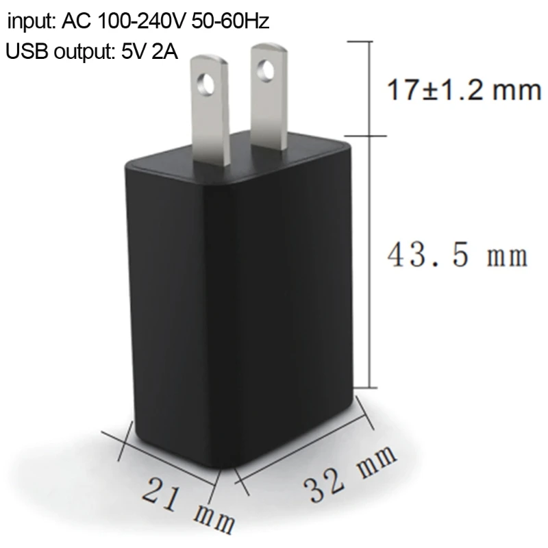 

1.5V 3V 4.5V 6V LR20 D Cell Battery Eliminator with US Plug USB Adapter 2m Cable