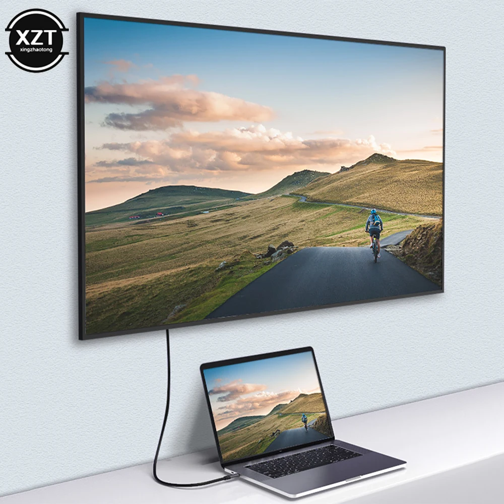 نوع c USB 3.1 كابل بث البيانات عالية السرعة 10Gbps Gen2 100 واط كابل نقل بيانات للكمبيوتر TV الصوت والفيديو HD شاشة الإسقاط