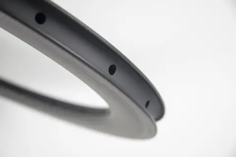 2 st 22 tums kolfiberfälgar för kanttrådshjul, små hjul, hopfällbar cykel, matt, 3K UD helkolfibercykelhjul, 22er, 451 mm 10 best sales 22-tums hjul - №2