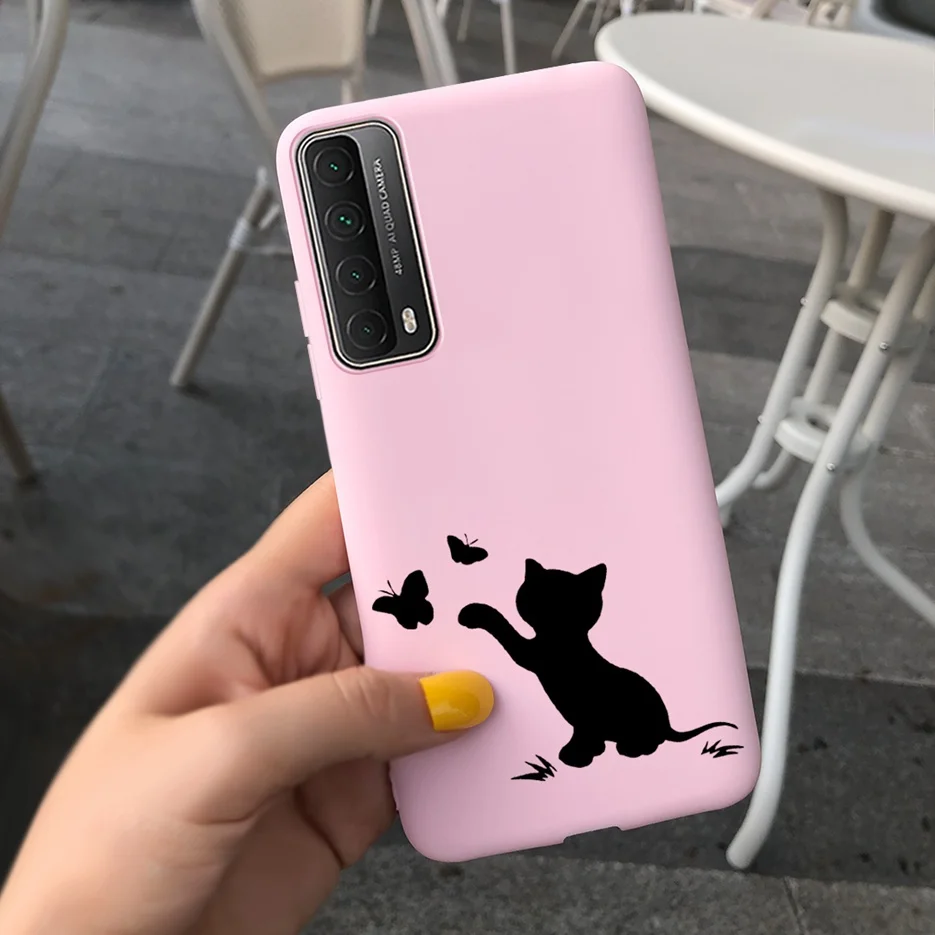 Y7a Cover Case For Huawei Y7a Case Soft Silicone Full Protective Shell For Huawei Y7a Back Cover Cute Cartoon Phone Cases Bumper