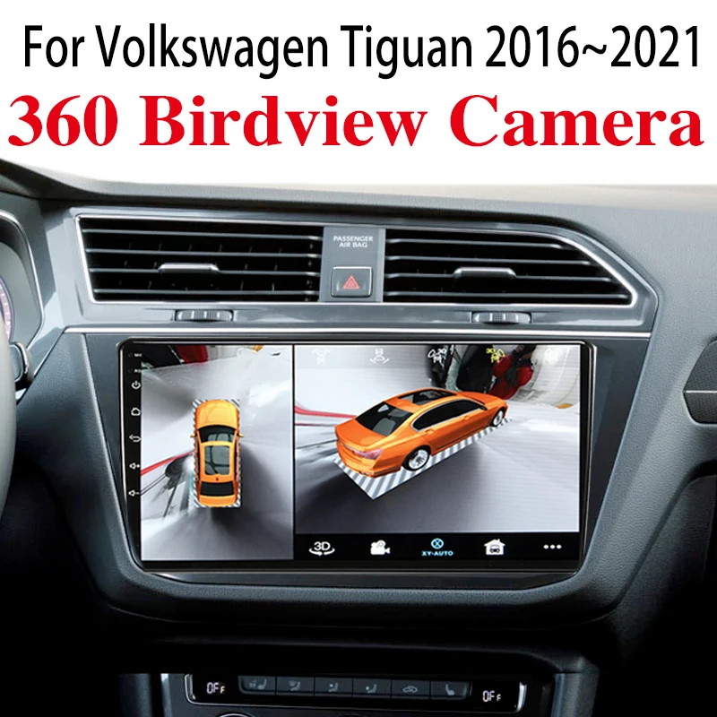 For Volkswagen VW Tiguan AD BW 2016~2021 Car Stereo Multimedia Audio Navigation GPS Navi Radio Integrated CarPlay 360 BirdView