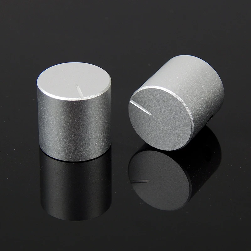 HIFI 오디오 앰프 알루미늄 볼륨 노브, 앰프 전위차계 노브, 직경 15mm, 높이 15mm, 1 개