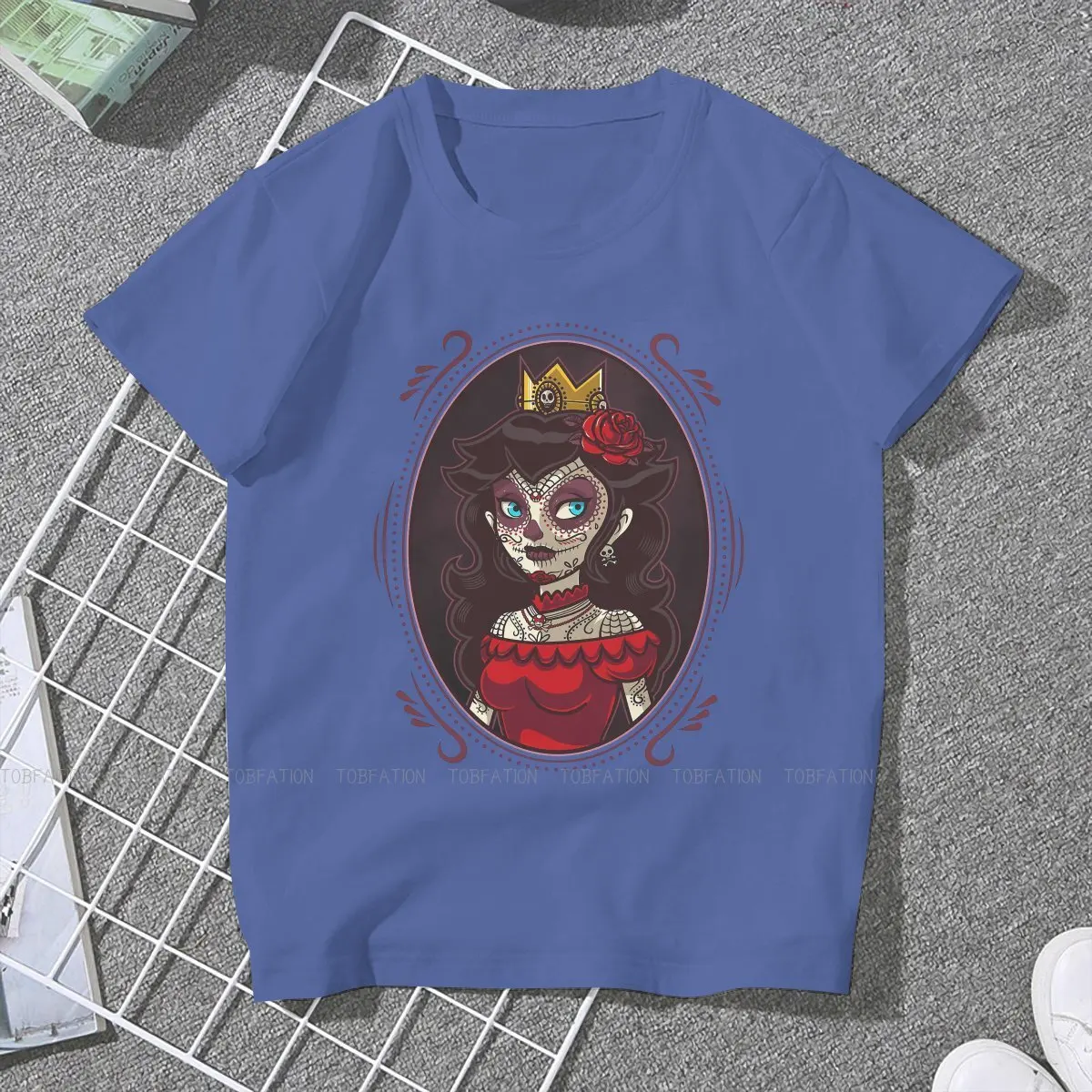 Dia de la Princesa Casual TShirt Princess Peach Printing Tops T Shirt Women Short Sleeve Special Gift Clothes