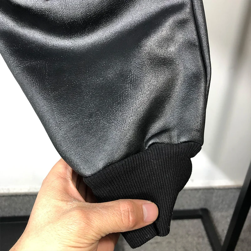 Owen Seak Men Casual Cross Pants High Street Wear Dark Ankle Length Pants Winter Men Japanese Sweatpants Harem Black Pants