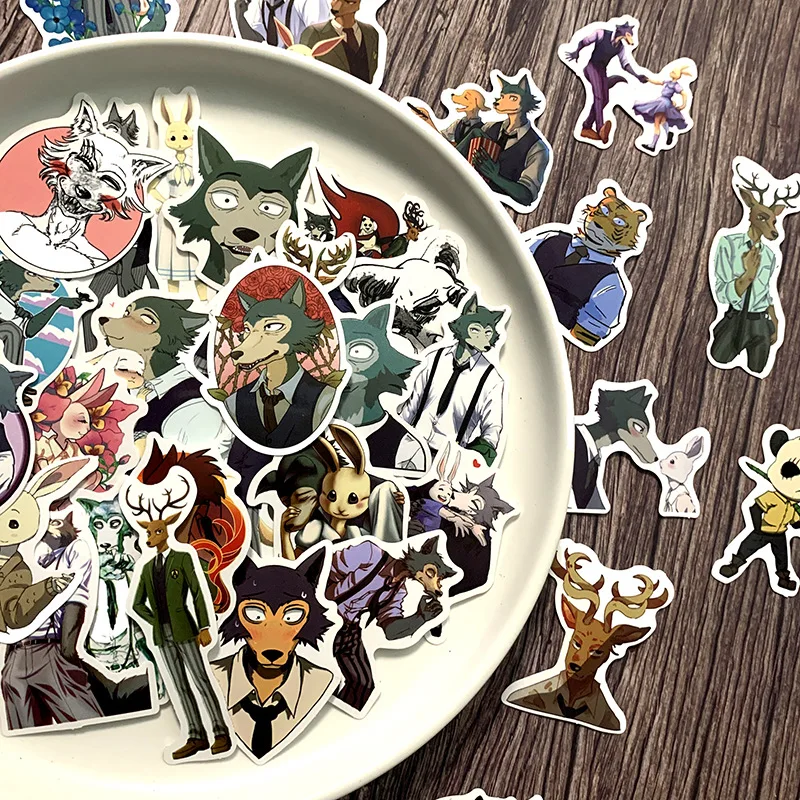 10/30/50Pcs BEASTARS Stickers Waterproof Decal Laptop Motorcycle Luggage Snowboard Fridge Car Sticker