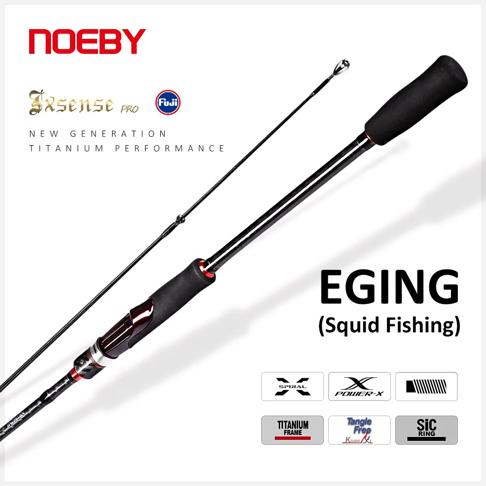 

Noeby-Ultra Light Fuji Titanium Fishing Rods, Spinning Fishing Rod, Freshwater Sea Fishing Rods, SIC, 2.4 m, 2.59m