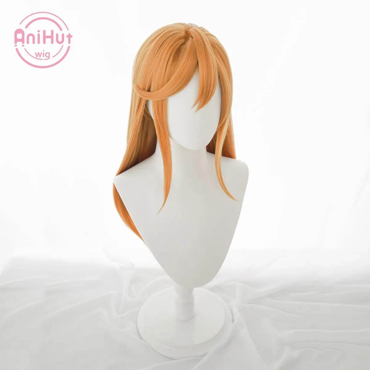 【AniHut】Liella! Wig Cosplay Shibuya Kanon Orange LoveLive!SuperStar!! Rambut Cosplay Sintetis Tahan Panas Shibuya Kanon