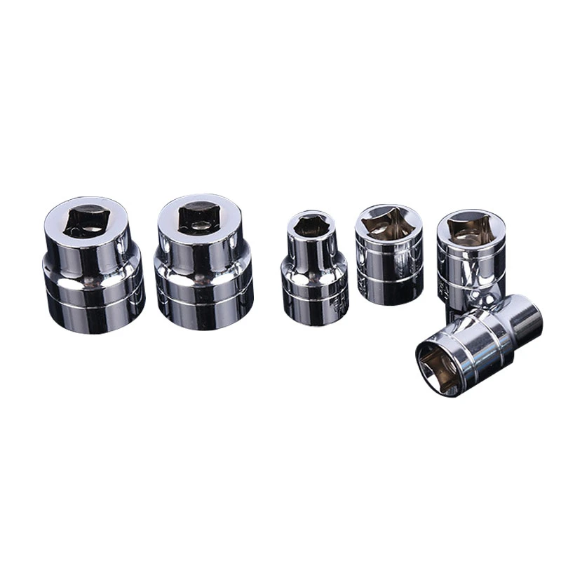 Jeu de douilles à haute dureté, chrome vanadium, plaqué chrome, machine multi-spécifications, outil universel de réparation de voiture, 8-32mm