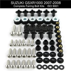 Fit For Suzuki GSXR1000 GSX-R1000 2007 2008 Motorcycle Complete Body Full Fairing Bolts Kits Clips Screws Stainless Steel