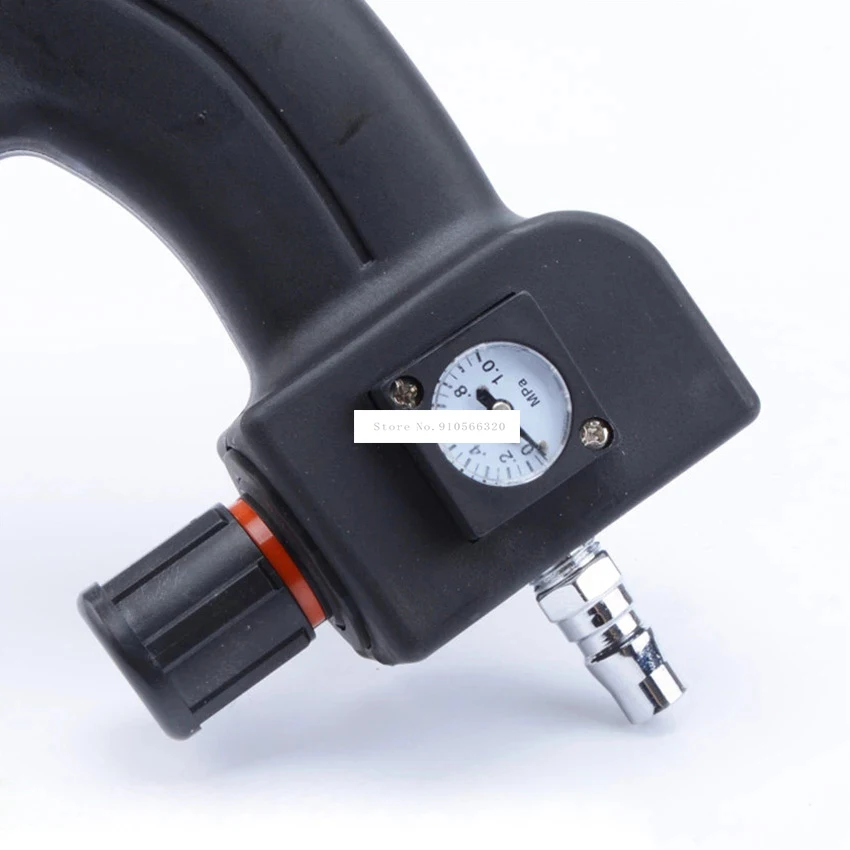 Pistola per calafataggio pneumatica morbida per salsiccia da 600ML pistola per vetro ad aria compressa pistole per gomma pistola per calafataggio pistola per colla per vetro con valvola di controllo 6.8 Bar