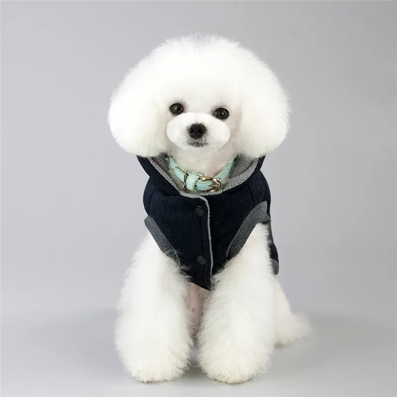 Warm Cotton Pet Dog Coat Jacket for Small Dogs Winter Puppy Clothes Yorkshire Shih Tzu Sweater Dogs Pets Clothing manteau chien