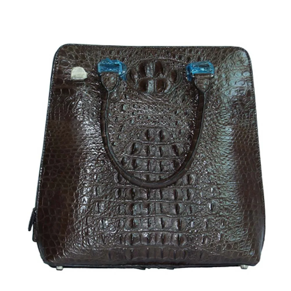 hulangzhishi No stitching  crocodile  Single shoulder bag  Vertical section  male  handbag  male crocodile bag  Men bag